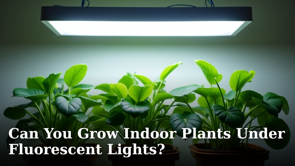 Can You Grow Indoor Plants Under Fluorescent Lights?