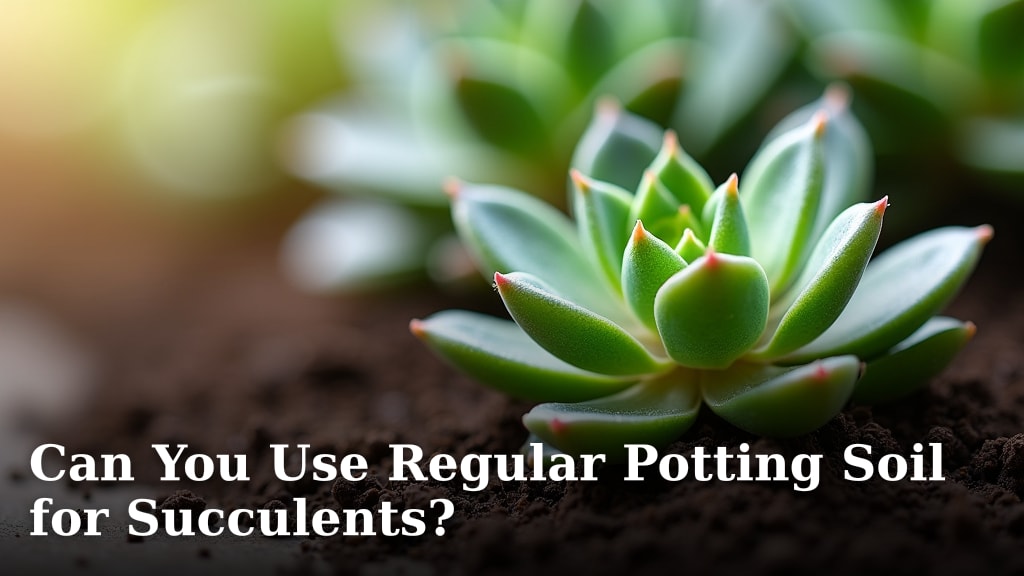 Can You Use Regular Potting Soil for Succulents?