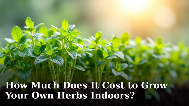 How Much Does It Cost to Grow Your Own Herbs Indoors?