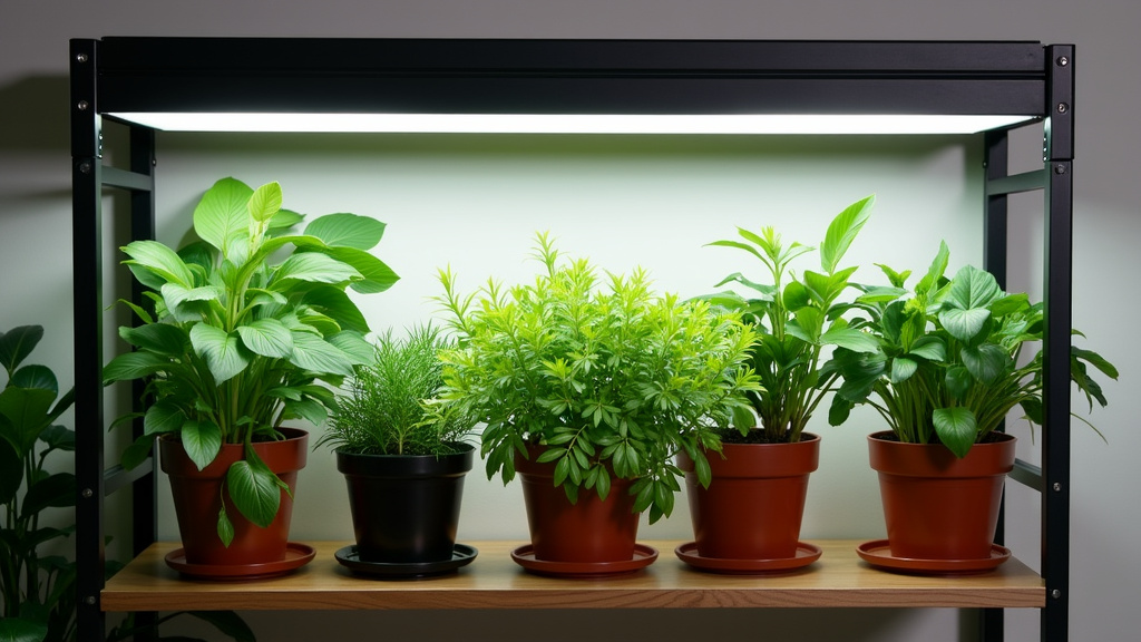 Setting Up Your Plant Shelf with Grow Lights
