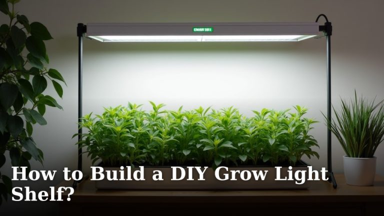 How to Build a DIY Grow Light Shelf?
