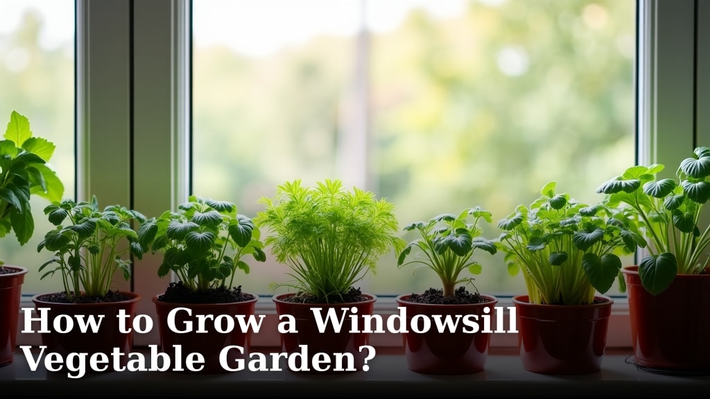 How to Grow a Windowsill Vegetable Garden?