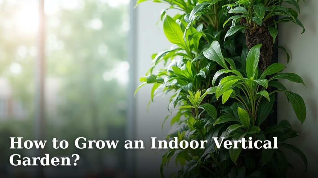 How to Grow an Indoor Vertical Garden?