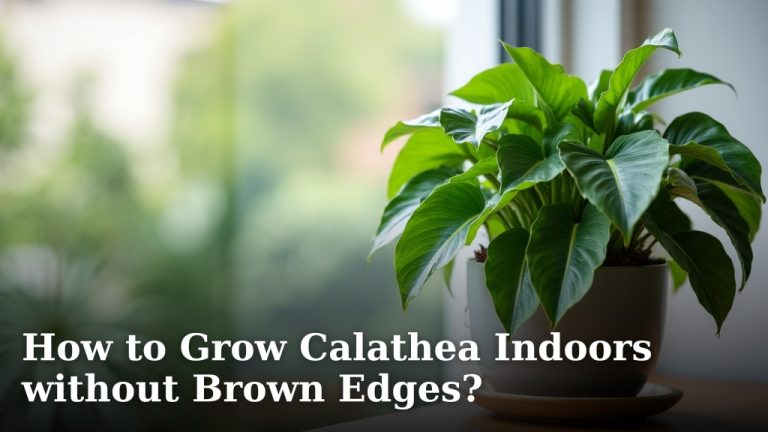 How to Grow Calathea Indoors without Brown Edges?