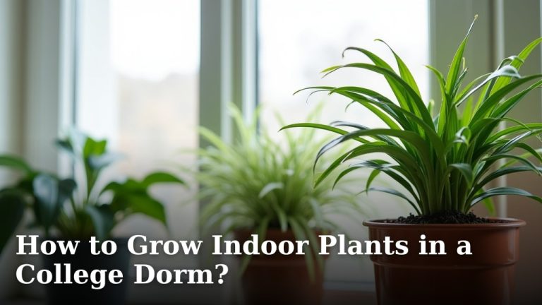 How to Grow Indoor Plants in a College Dorm?