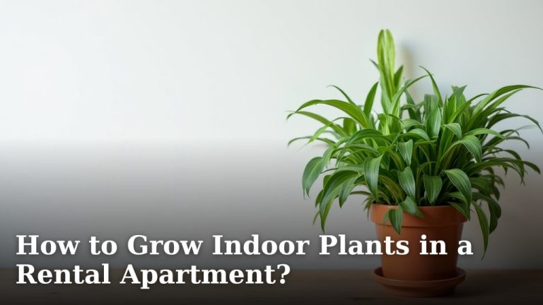 How to Grow Indoor Plants in a Rental Apartment?