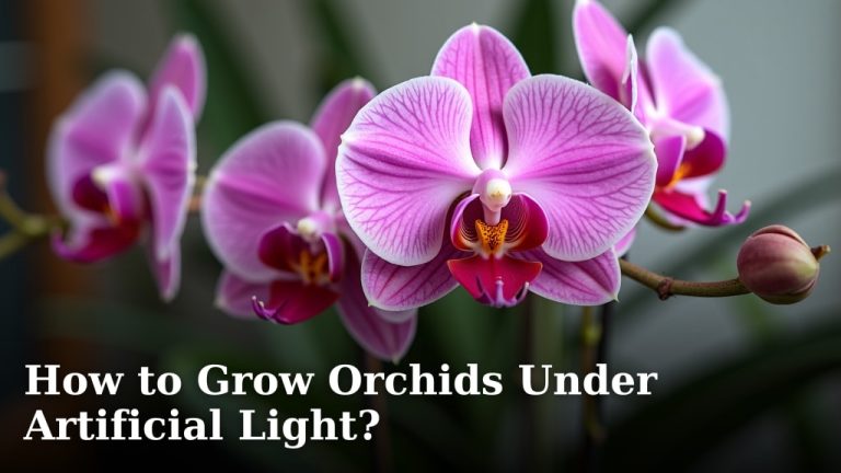 How to Grow Orchids Under Artificial Light?