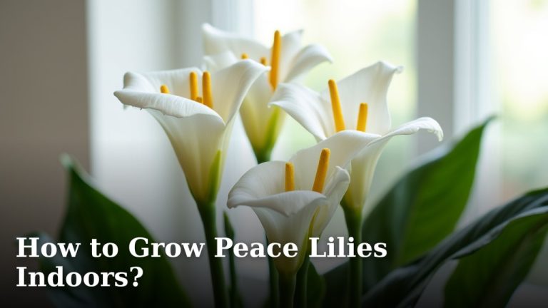 How to Grow Peace Lilies Indoors?