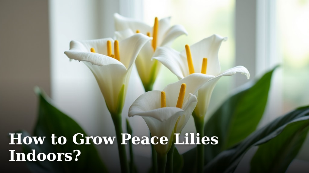 How to Grow Peace Lilies Indoors?