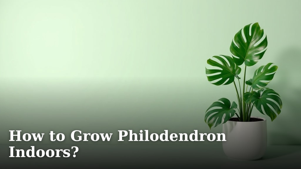 How to Grow Philodendron Indoors?