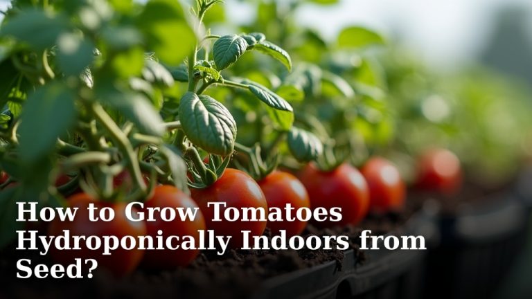 How to Grow Tomatoes Hydroponically Indoors from Seed?