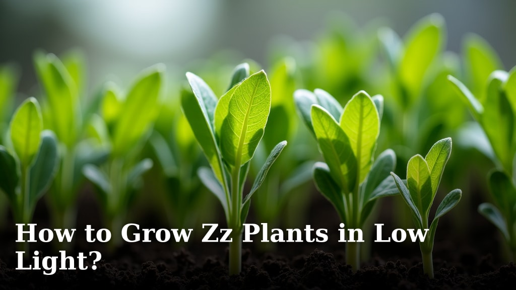 How to Grow Zz Plants in Low Light?