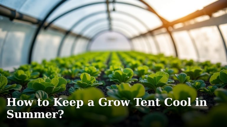 How to Keep a Grow Tent Cool in Summer?