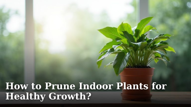 How to Prune Indoor Plants for Healthy Growth?