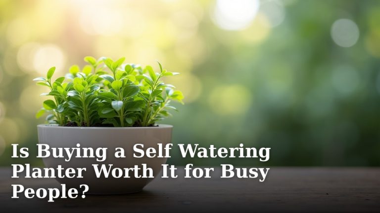 Is Buying a Self Watering Planter Worth It for Busy People?