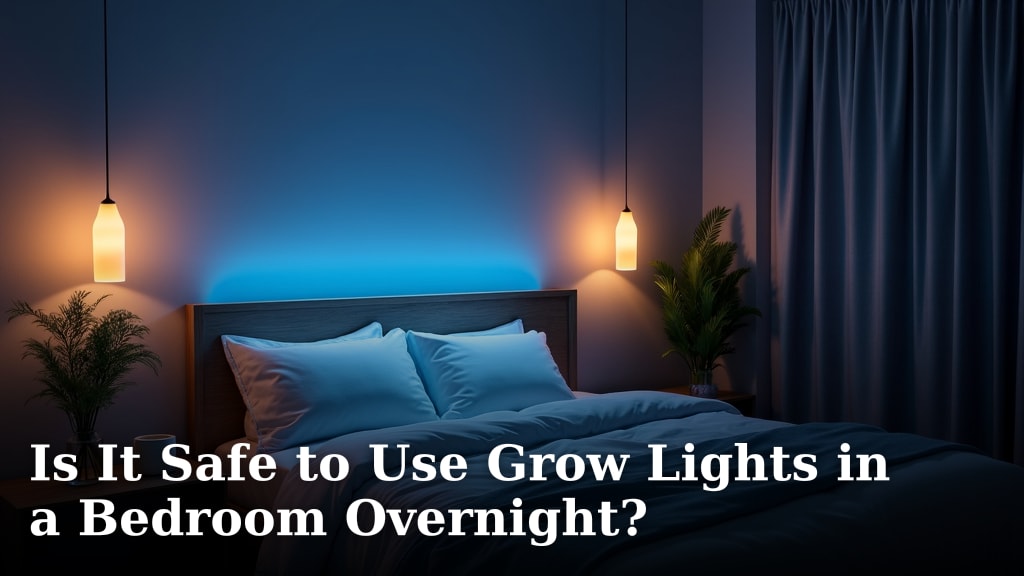 Is It Safe to Use Grow Lights in a Bedroom Overnight?