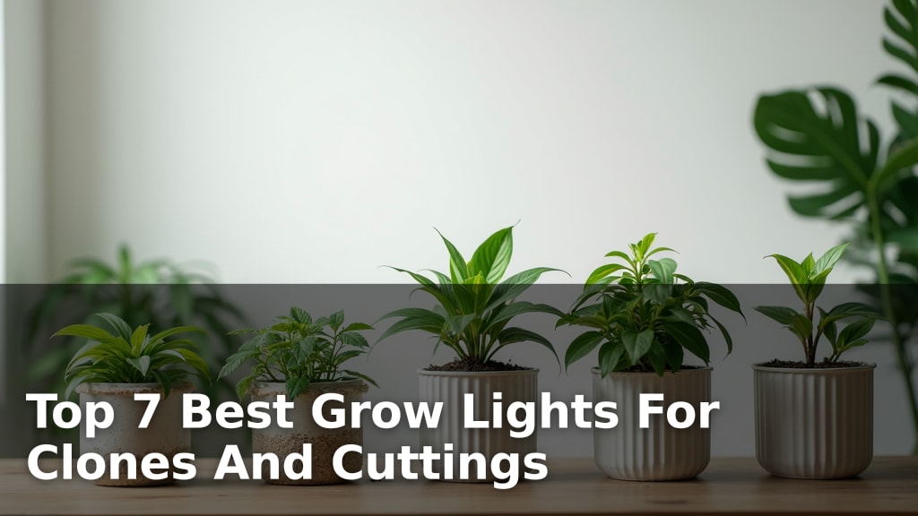 Top 7 Best Grow Lights For Clones And Cuttings