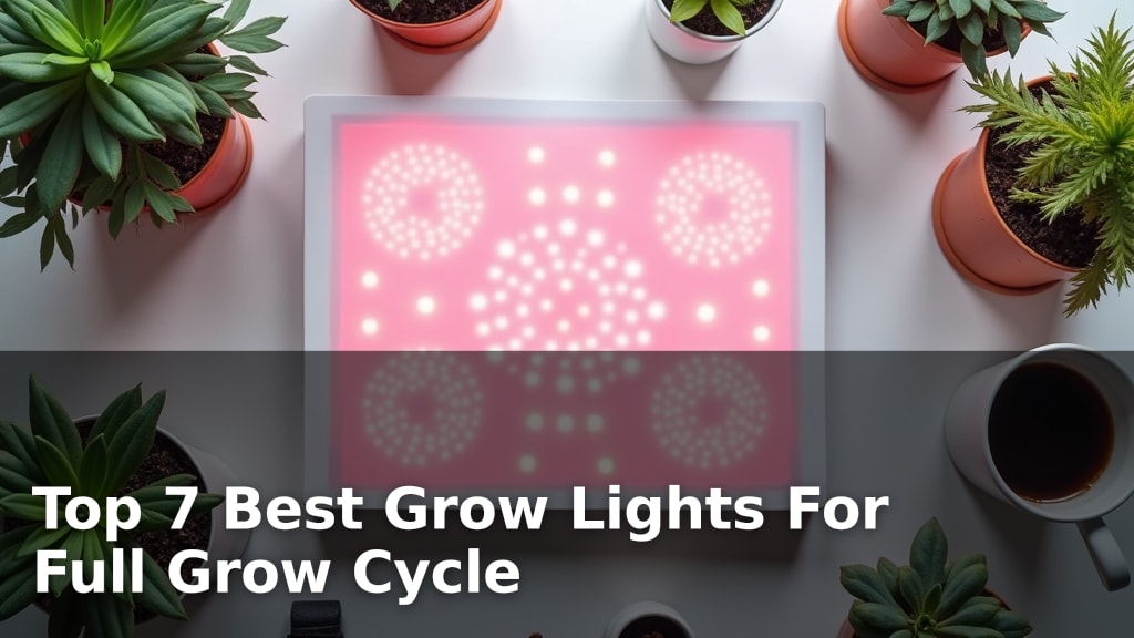 Top 7 Best Grow Lights For Full Grow Cycle