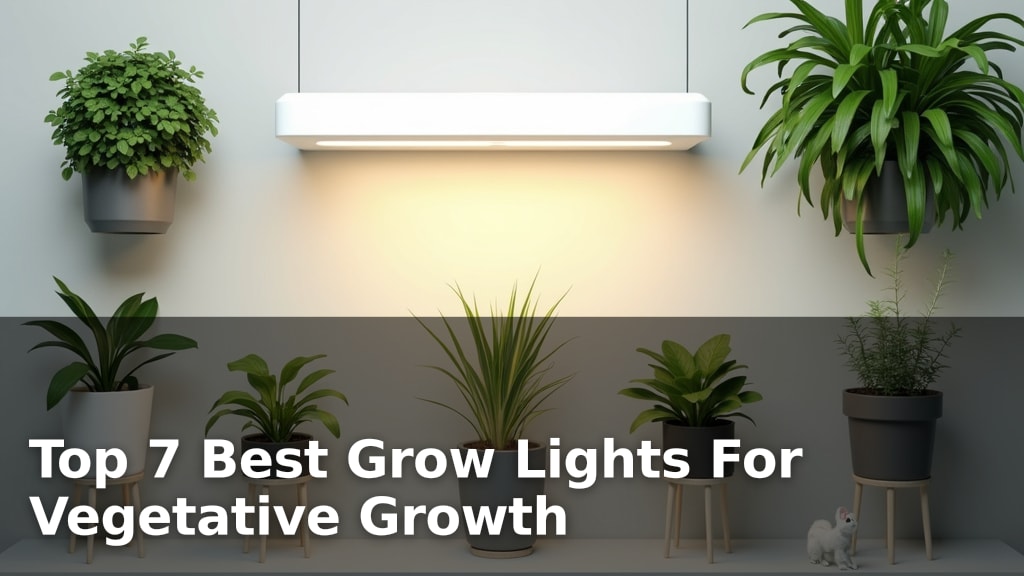 Top 7 Best Grow Lights For Vegetative Growth