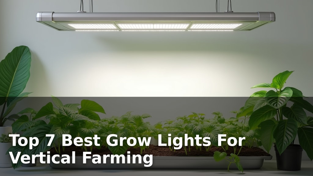 Top 7 Best Grow Lights For Vertical Farming