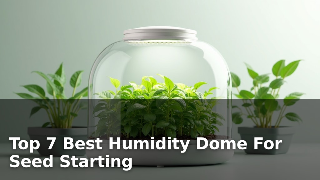 Top 7 Best Humidity Dome For Seed Starting