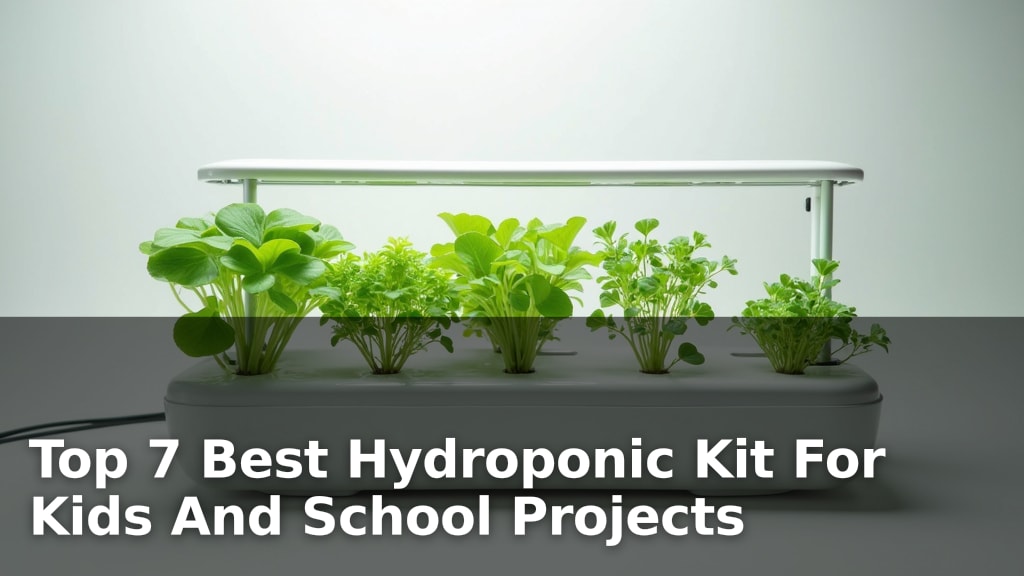 Top 7 Best Hydroponic Kit For Kids And School Projects