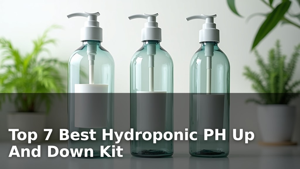 Top 7 Best Hydroponic PH Up And Down Kit
