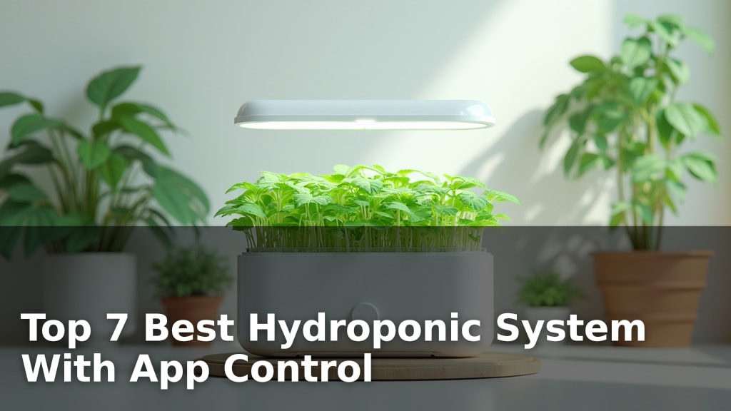 Top 7 Best Hydroponic System With App Control