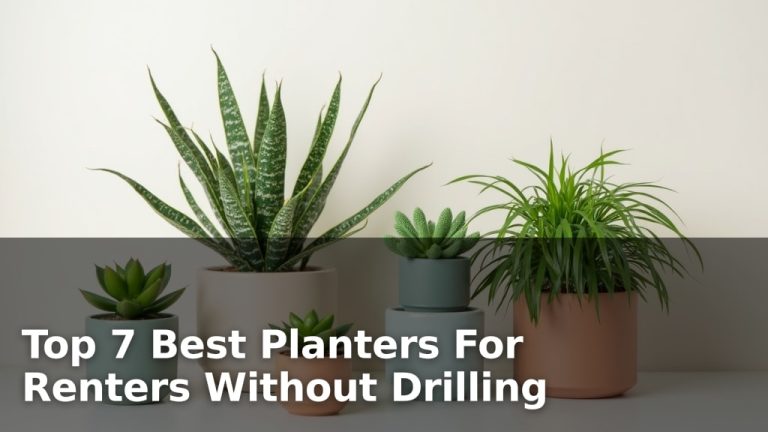 Top 7 Best Planters For Renters Without Drilling
