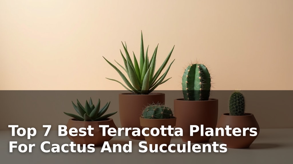 Top 7 Best Terracotta Planters For Cactus And Succulents