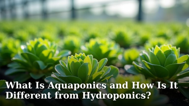 What Is Aquaponics and How Is It Different from Hydroponics?