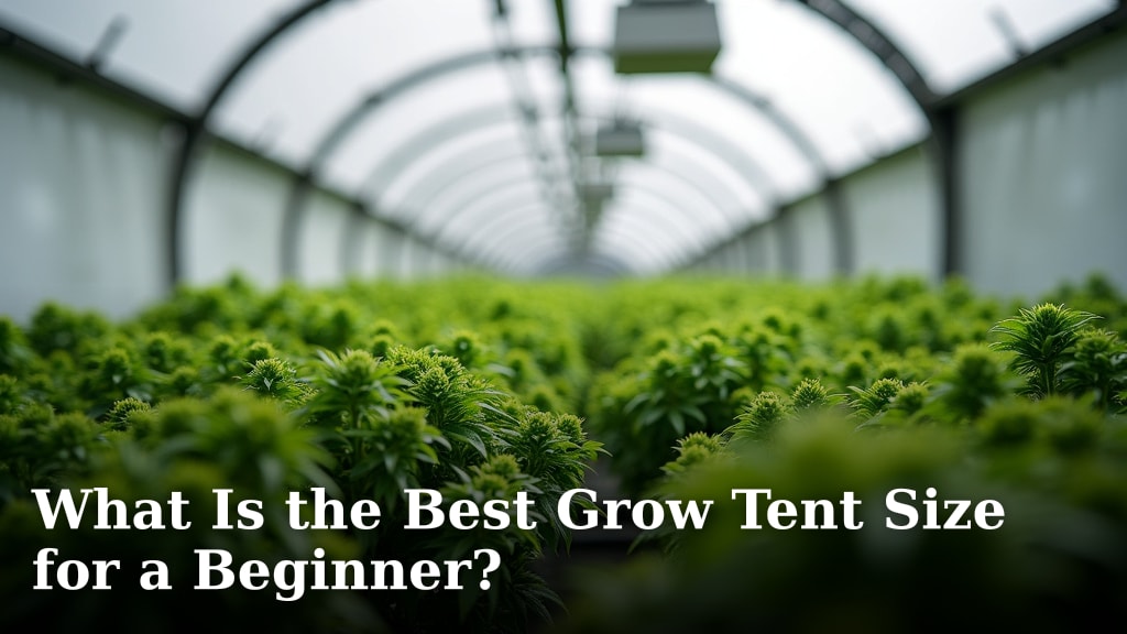What Is the Best Grow Tent Size for a Beginner?