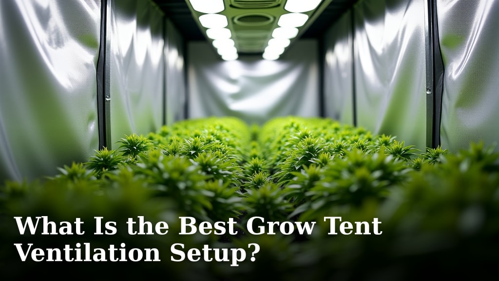 What Is the Best Grow Tent Ventilation Setup?