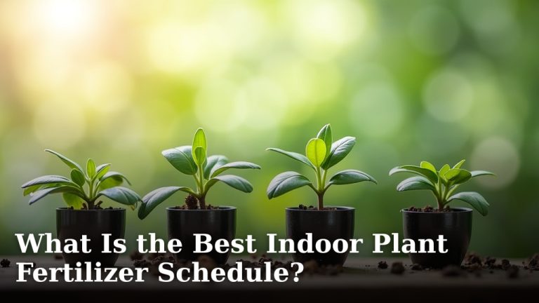 What Is the Best Indoor Plant Fertilizer Schedule?