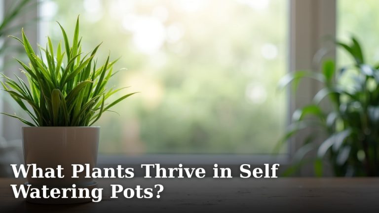 What Plants Thrive in Self Watering Pots?