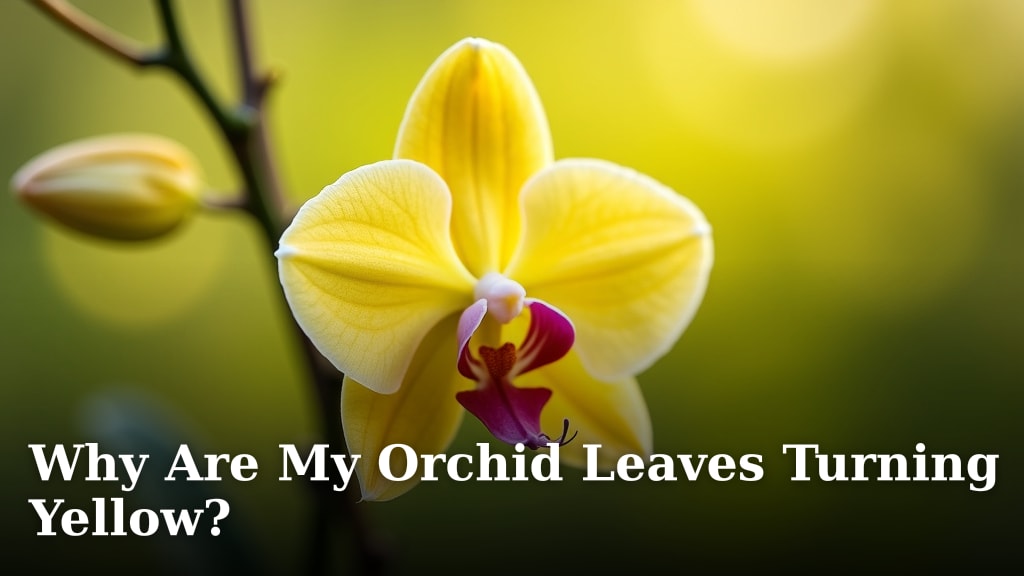 Why Are My Orchid Leaves Turning Yellow?