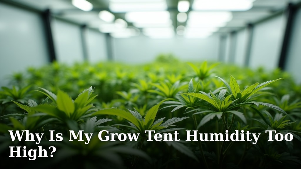 Why Is My Grow Tent Humidity Too High?